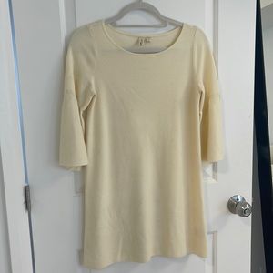 Cream cotton dress